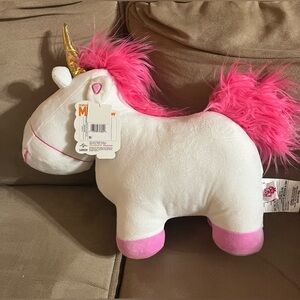 Universal Studios Minions Stuffed Toy 18in Despicable Me Fluffy Unicorn